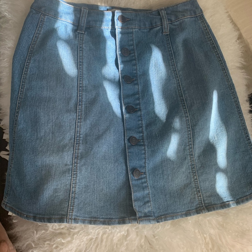 Denim miniskirt